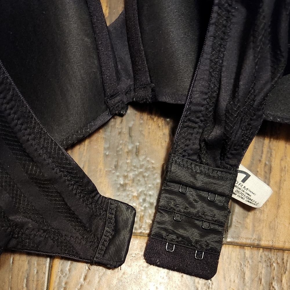 Maidenform Underwire Full Coverage Bra Black Tan … - image 3